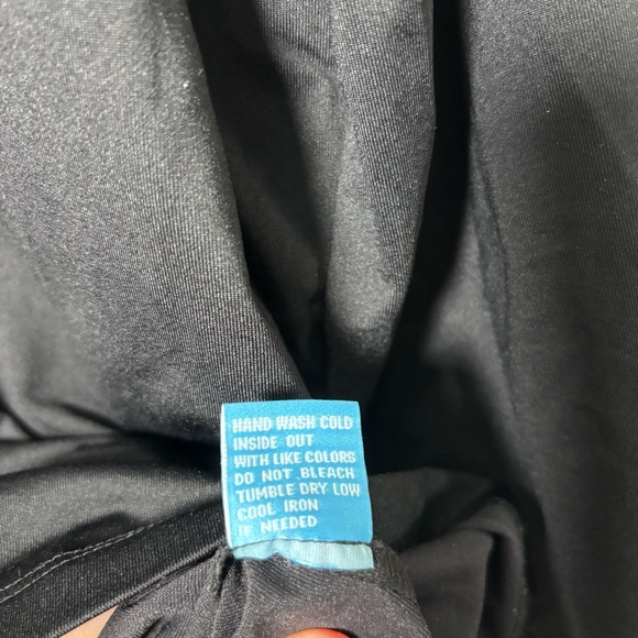 J. McLaughlin Durham Ruffle Top Womens XL Black 3/4 Sleeve Catalina Cloth Luxury - Picture 7 of 7